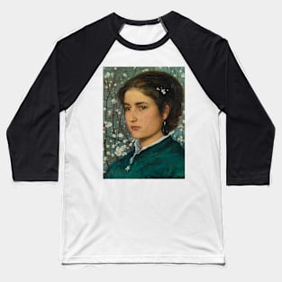 A Young Beauty by Edward Robert Hughes Baseball T-Shirt